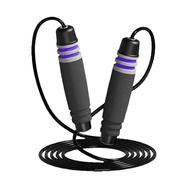 TS-3 Ceann Aonair Dath/7 Groove Cruth Droim Spúinse Láimhseáil Spúinse Rópa Léim Do Dhaoine Fásta