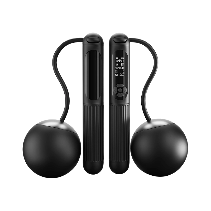 TS-104 Rópa léim Black Smart Comhaireamh